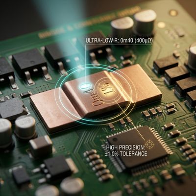 Application reference of 2512 Size 0.00075Ω (0.75m Ohm) 6W Metal Shunt Chip Resistor for current sensing circuits
