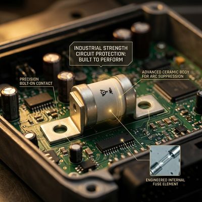 Application reference for 350A Main Supply Fuse 37×50mm High Voltage Fuses in industrial energy distribution system