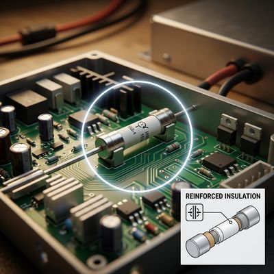 Application reference for 5.2×20mm Industrial Fuses showing installation and usage in industrial settings