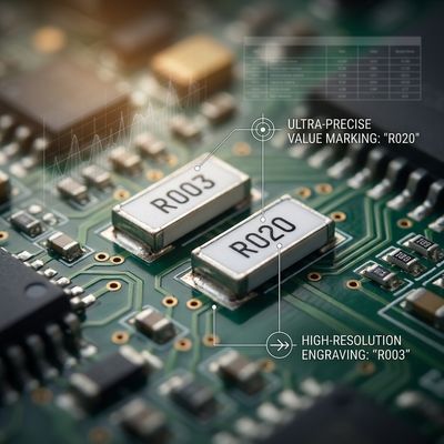 MnCu Alloy 1W SMD Resistor High Power 4mΩ Resistor application in 5G base station circuitry