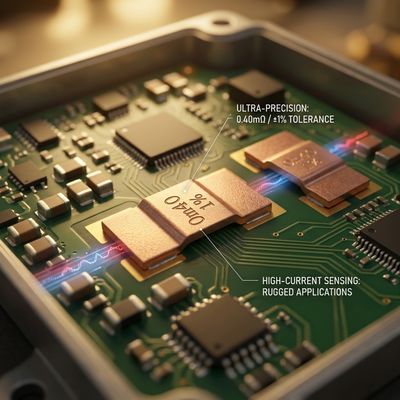 Application reference for 5930 0.0001Ω (0.1m Ohm) 15W 1% Metal Shunt Chip Resistor in precision current sensing circuit