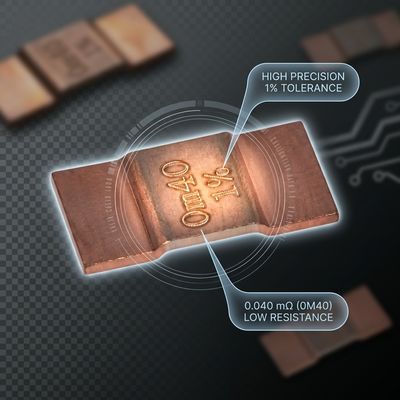 Application reference showing 0.0015Ω 8W 1% Metal Shunt Chip Resistor for precision current sensing