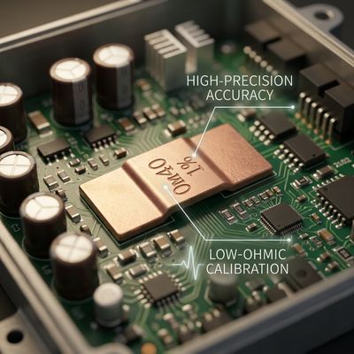 5930 0.0007Ω current shunt resistor application reference for precision current sensing