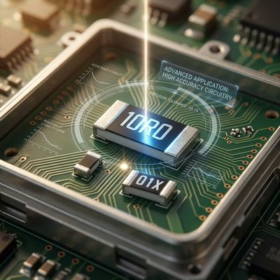 Application reference showing 1206 3Ω (3 Ohm) 1W Anti-Sulfur Metal Film Chip Resistor in circuit board implementation