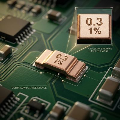 2512 0.003Ω (3mΩ) 5W ±1% Tolerance Shunt Chip Resistor for Current Sensing Applications