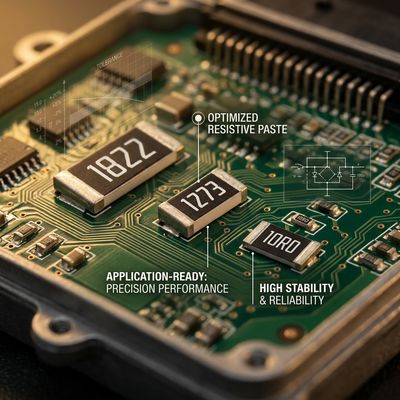 Application reference of Ever Ohms CRH2512J1K20E04Z 2512 1.2KΩ 2W High-Power SMD Chip Resistor in industrial setting