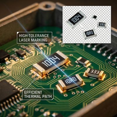 Application reference: EVER OHMS CRH2512J13K0E04Z 2512 13kΩ 2W High-Power Thick-Film Chip Resistor