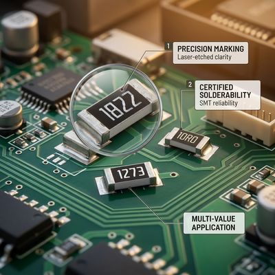 Application reference showing Ever Ohms CRH2512F5R10E04S 2512 Package 5.1Ω 2W High-Power Thick Film Chip Resistor in circuit implementation