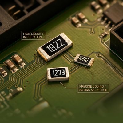 Application reference: CRH2512F510RE04Z 2512 510Ω 2W High-Power Thick-Film Chip Resistor with ±1% Tolerance for Industrial Applications