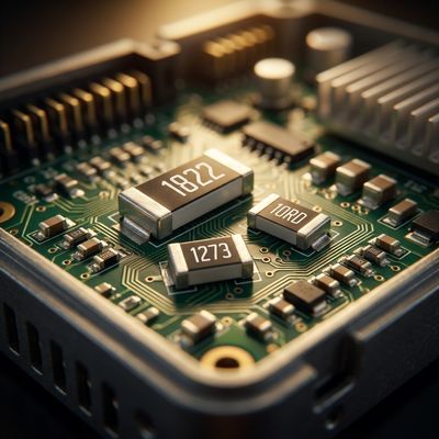 Application reference showing CRH2512F357RE04Z 357Ω 2W High Power Thick Film Chip Resistor in circuit implementation