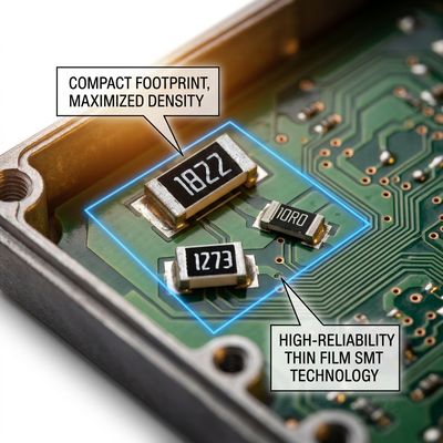 2512 Chip Resistor 2.4KΩ 2W High Power Thick Film with ±1% Tolerance in industrial application