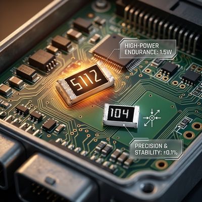 Application reference of Ever Ohms CRH2512F220RE04Z 2512 220Ω 2W High-Power Thick Film Chip Resistor