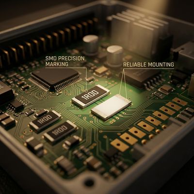 CRH2512F200RE04Z 2512 Chip Resistor application reference showing 2W Rated Power ±1% Tolerance 200 Ω High Power Thick Film SMD Resistor in circuit board implementation