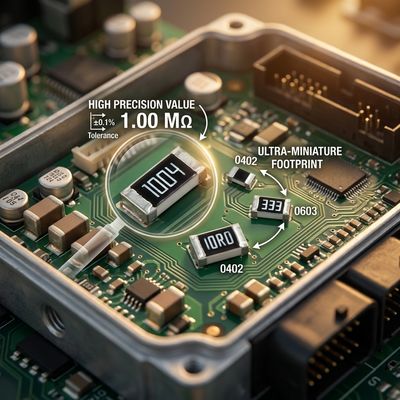 CRH2512F180RE04Z 2512 180Ω 2W High Power Thick Film Chip Resistor application reference
