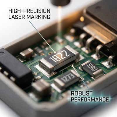 Application reference showing UniOhm CRH1206J180KP05Z 180 kΩ 0.5W High Power Thick Film Chip Resistor in 1206 package
